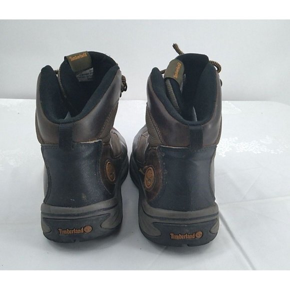 Timberland Chocorua Men's Boots Size: 11 Waterproof Hiking Brown Full Grain - Picture 4 of 6